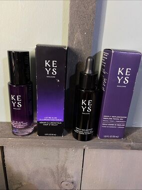 Purple Illuminating Serum & Replenishing Squalane Facial Oil